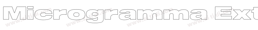 Microgramma Extd D字体转换 Microgramma Extd D字体转换